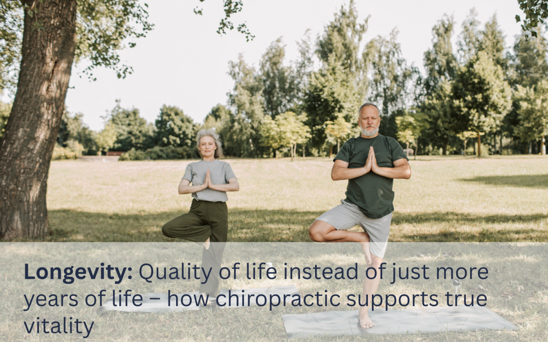 Longevity: Quality of life instead just more years of life